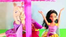 Barbie RAPUNZEL Kidnap Maleficent Disney Tangled Princess Frozen Elsa Jasmin Brave AllToyCollector