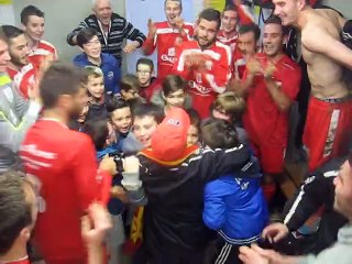 ESY Ploudaniel : Le cri de la victoire contre Saint-Martin, par Greg, le jour de ses 31 ans ( Dim 20/12/2015 )