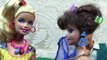 Frozen Parody Baby Princess Anna Meets Toddler Kristoff Elsa doll Barbie Movie part 5
