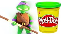 Ninja Turtles Play doh STOP MOTION video. Animación de Tortugas Ninja