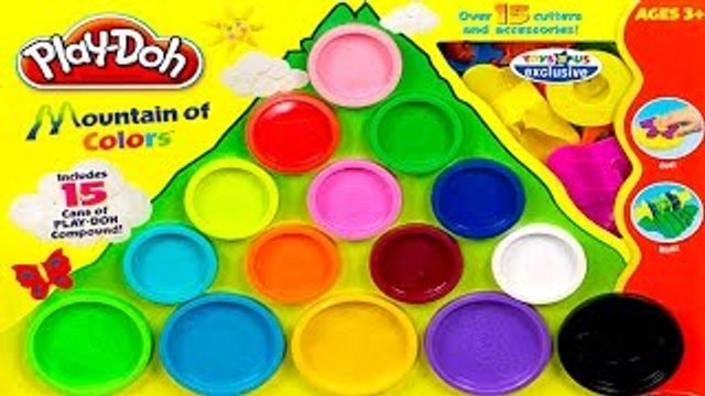 Play Doh Mountain of Colours Playset Hasbro Toys Playdough Rainbow Shapes and Molds