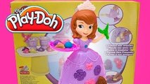 PLAY DOH Sofia The First Tea Party Set Disney Princess Royal Playdough Toy Videos