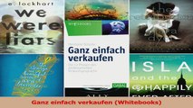 Lesen  Ganz einfach verkaufen Whitebooks PDF Frei