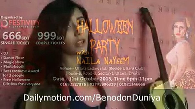 Bangladeshi hot model Naila Nayem sexy Dancing in party