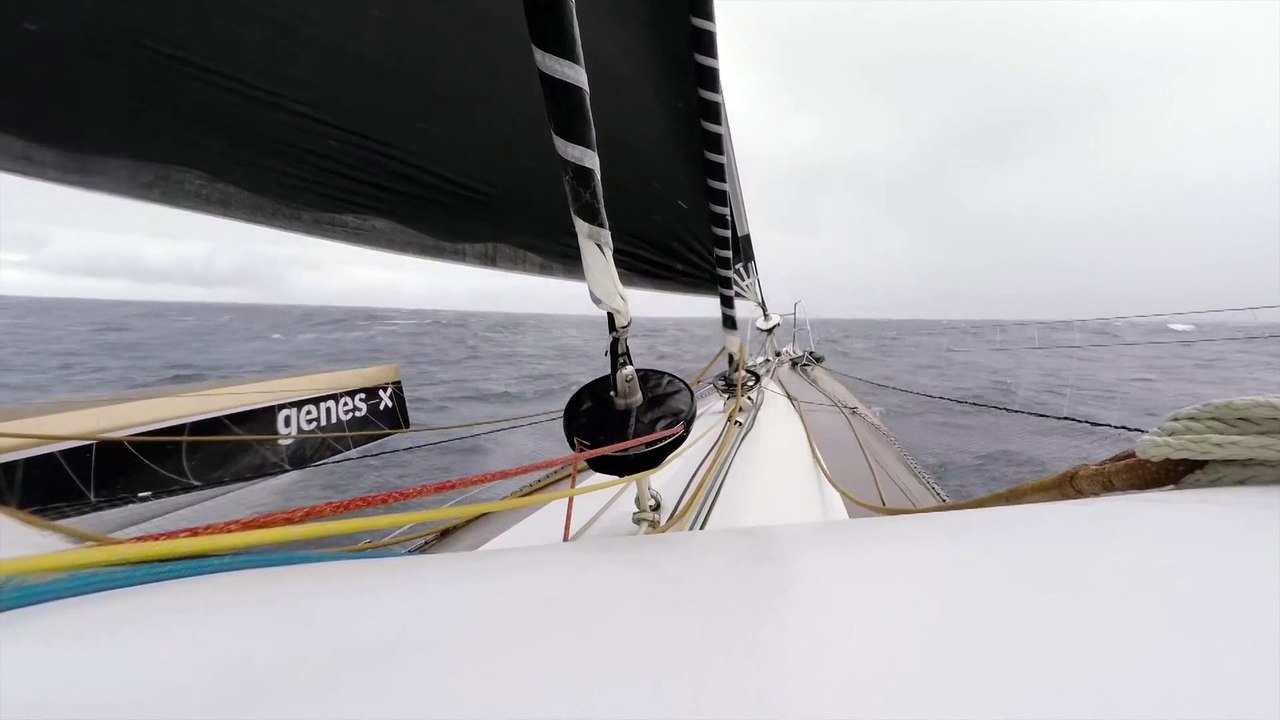 Trophée Jules-Verne. Jour 29 à bord de Spindrift 2