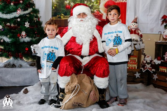 Les Minots de l'OM fêtent Noël