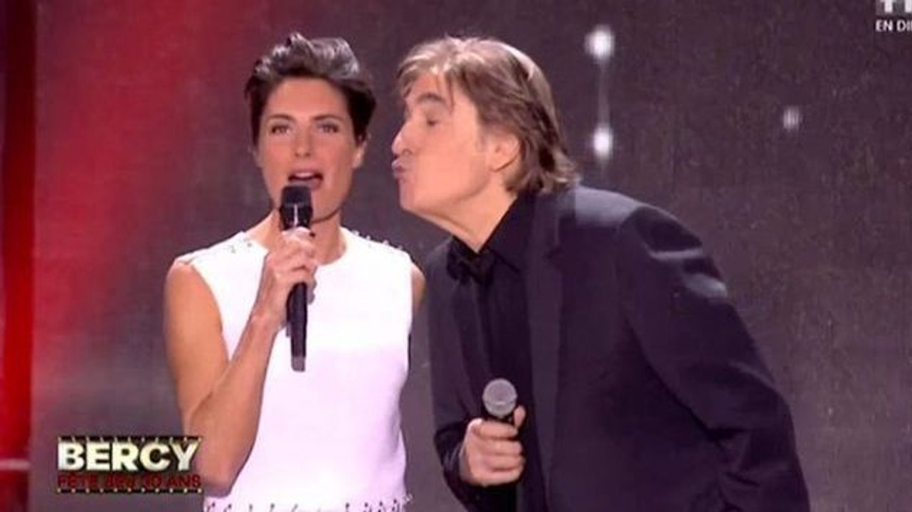 Serge Lama se prend un vent par Alessandra Sublet