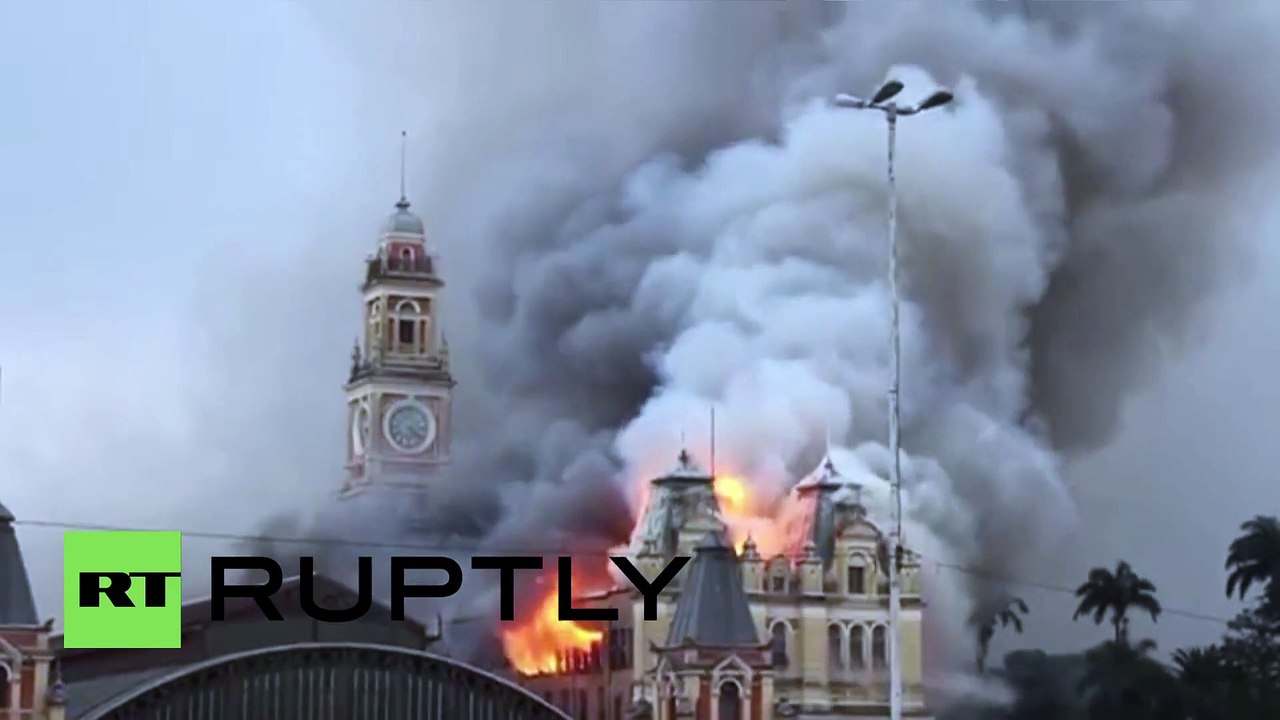 Brésil : le musée de Sao Paulo en flammes