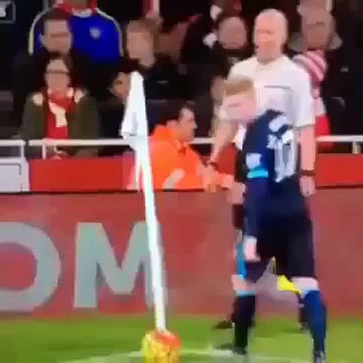 Le corner raté de Kevin Bruyne - Arsenal vs Manchester City