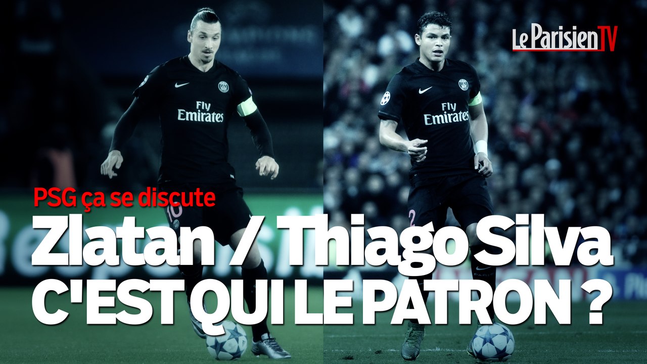 PSG, ça se discute : Zlatan / Thiago Silva, c'est qui le patron ?