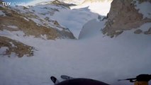 Descente à Ski de folie avec le free rider Aymar Navarro