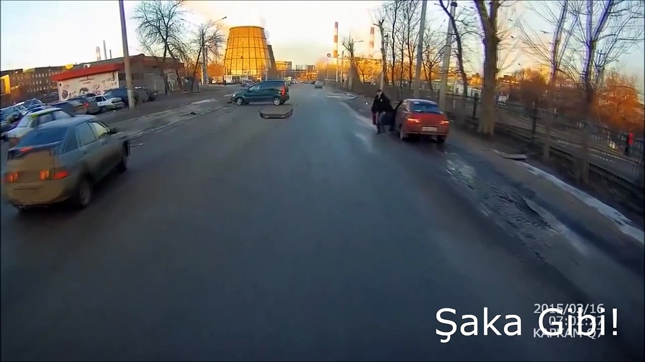 Car Crashes Compilation 2015 - Rage Road Russian