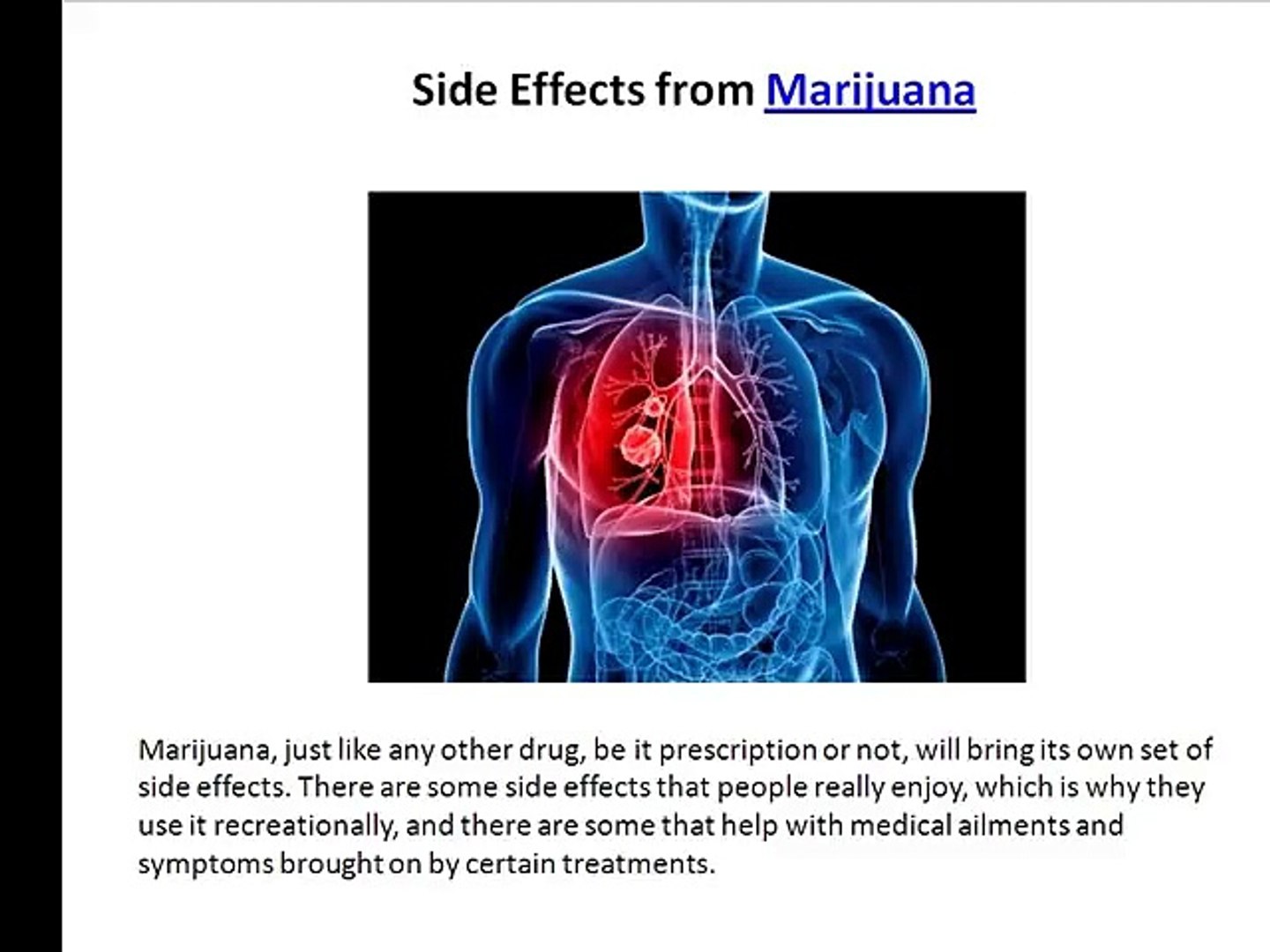 ⁣physical effects of marijuana