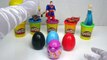 Many Play Doh Eggs Surprise Toys Story Cars McQueen SpiderMan SpongeBob Frozen Elsa Toys , HD online free 2016