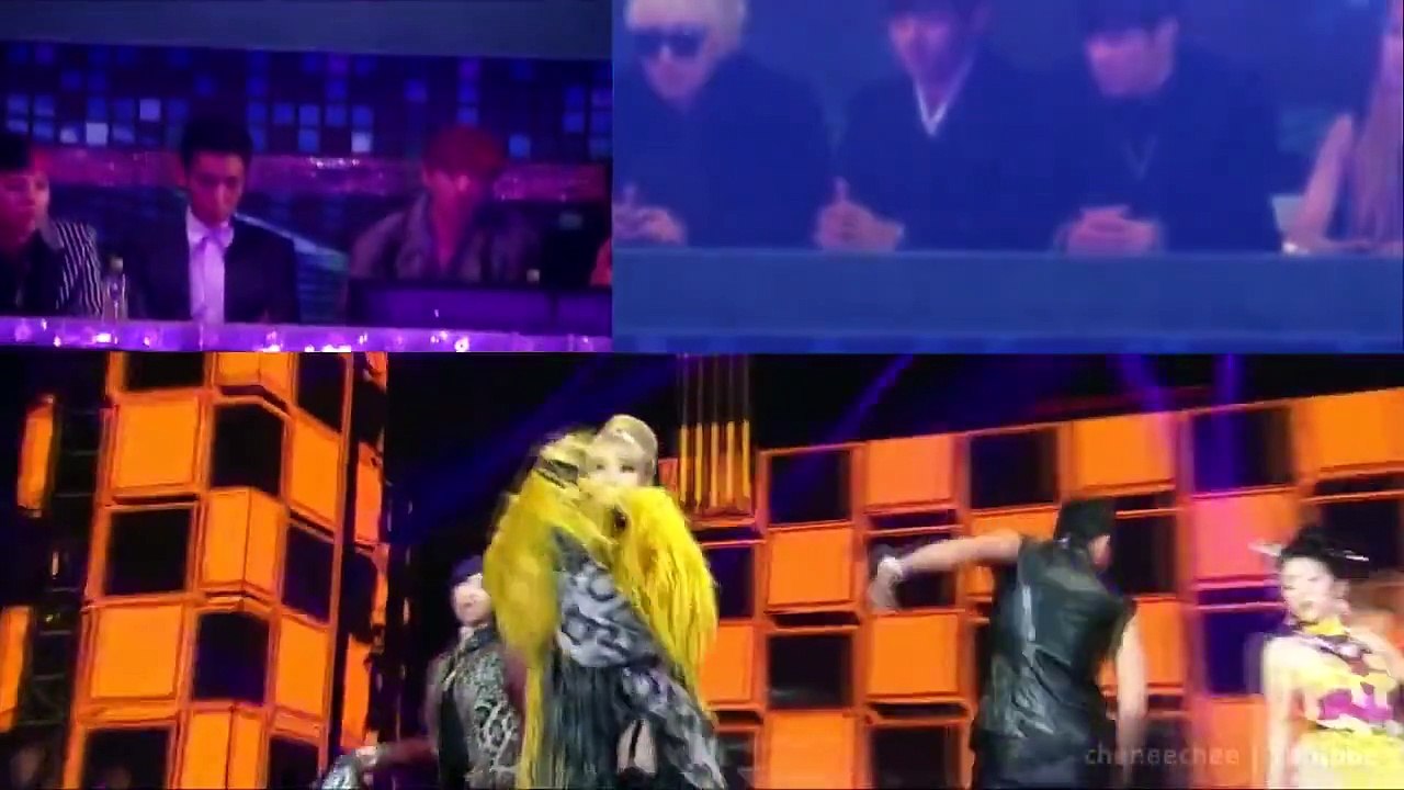 2NE1 TVXQ SUPER JUNIOR I LOVE YOU FANCAM SBS GAYO DAEJUN 2012