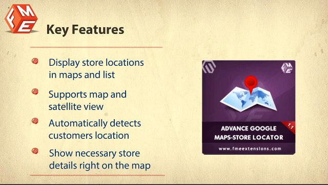 FME Advance Google Maps Store Locator Extension for Magento