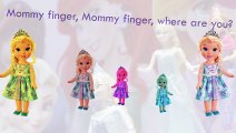 Frozen Finger Family Song Daddy Finger Nursery Rhymes Anna Elsa Deer Kristoff Full animate