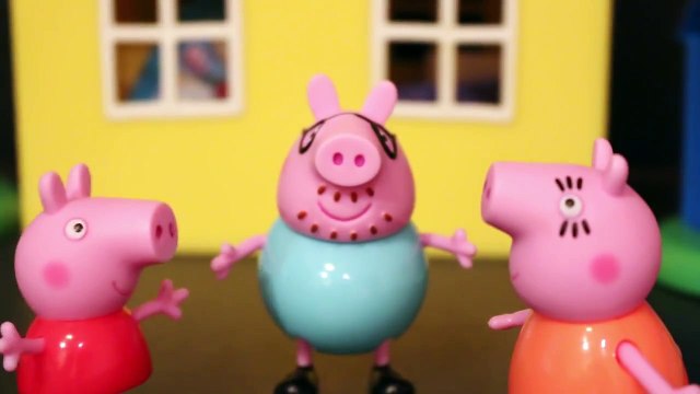 Peppa Pig Light Up Toys with Family George and Daddy with Mommy Pig Review by ToysReviewToys