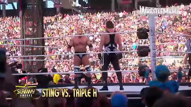 Triple H helped by paramedics after being attacked by Roman Reigns WWE Exclusive Dec. 13 2015