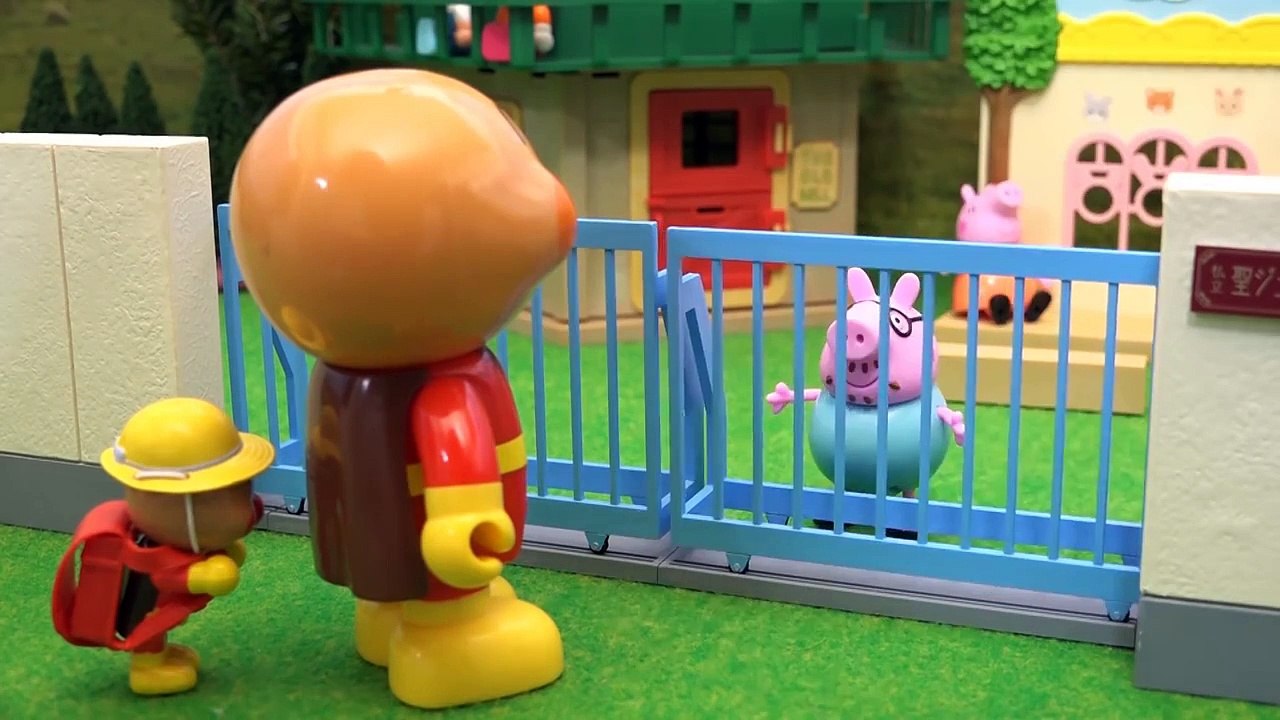 アンパンマン 小学校で授業 おもちゃ