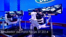 FabioTV La genial experiencia del simulador de Ford Focus ST 2014 en el NAIAS