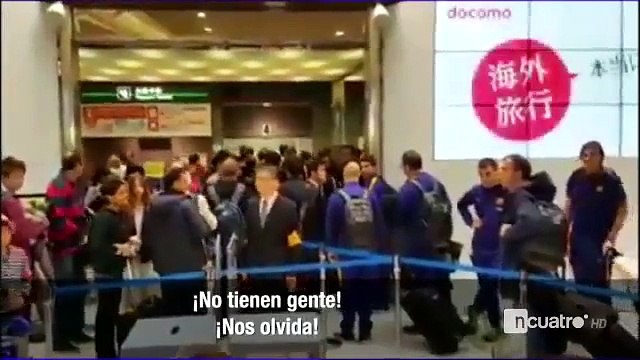 Así fueron los insultos a Lionel Messi y Mascherano por parte de unos aficionados de River
