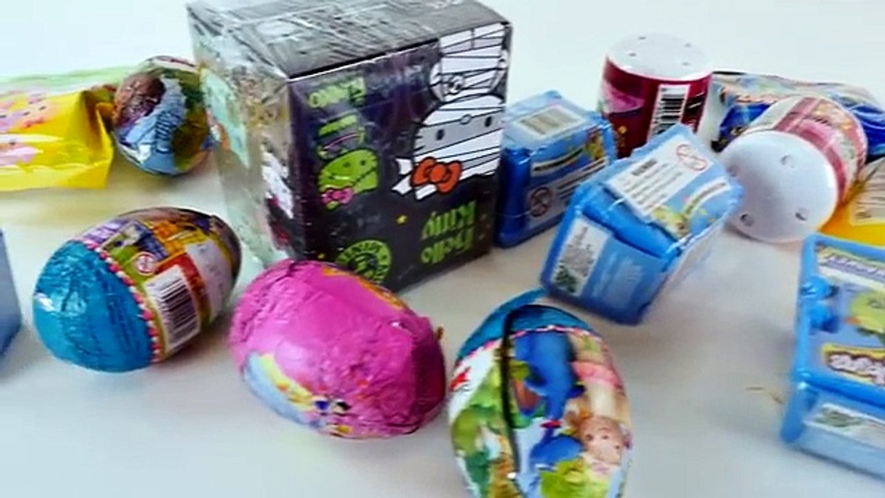 OPENING Giant Surprise Egg Bubble Guppies Play Doh Gil Kinder Barbie Disney Princess Hello