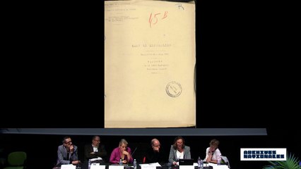 Deuxième table ronde. L’internement. Interventions d'Hélène Say et de Marion Veyssière.