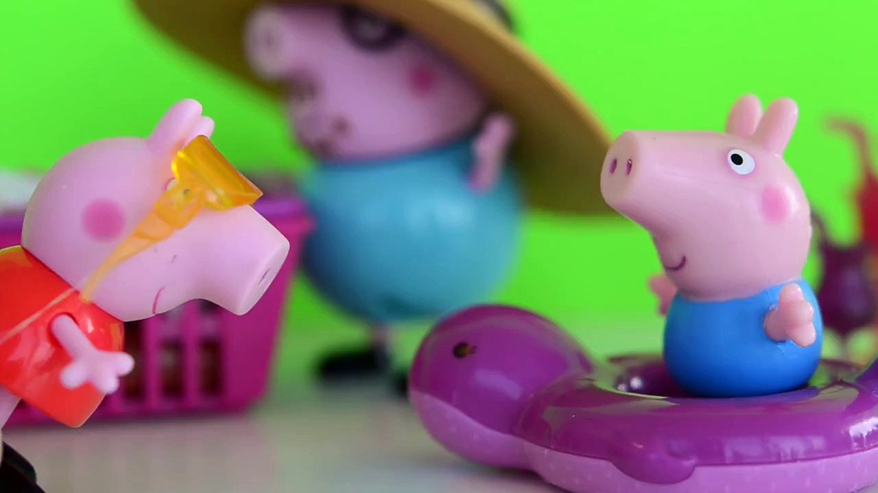 novelinha Pig George e Familia Peppa Pig aproveitando Dia De Sol na Praia Completo em Portugues