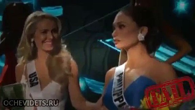 Ведущий конкурса «Мисс Вселенная» ошибся при объявлении победительницы