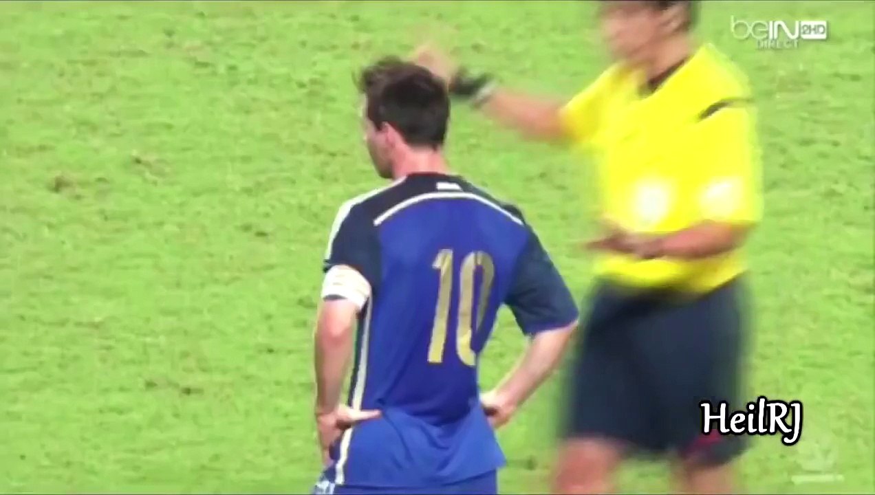 Lionel Messi Signs Autograph For Pitch Invader Fan in Hong Kong