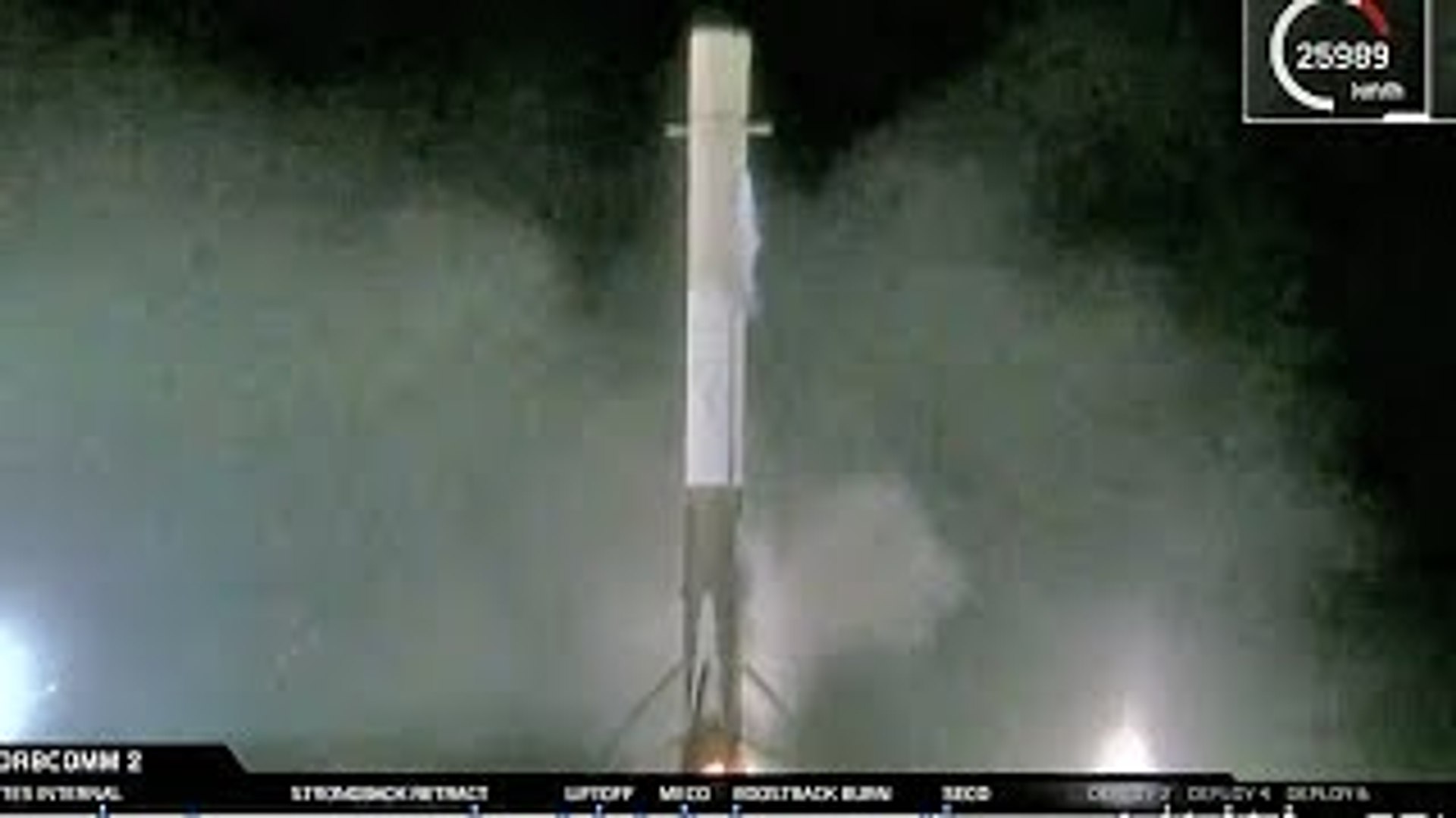 SpaceX First Stage Landing - Successful