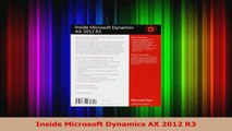 Inside Microsoft Dynamics AX 2012 R3 Download
