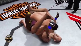 PS3 UFC Undisputed 3, Grappling Win Gameplay (PS3)