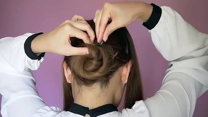 Sophisticated Twisting Bun Hair Tutorial