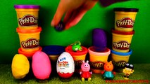 Peppa Pig Play Doh Cars 2 Spongebob Kinder Surprise My Little Pony Surprise Eggs StrawberryJamToys