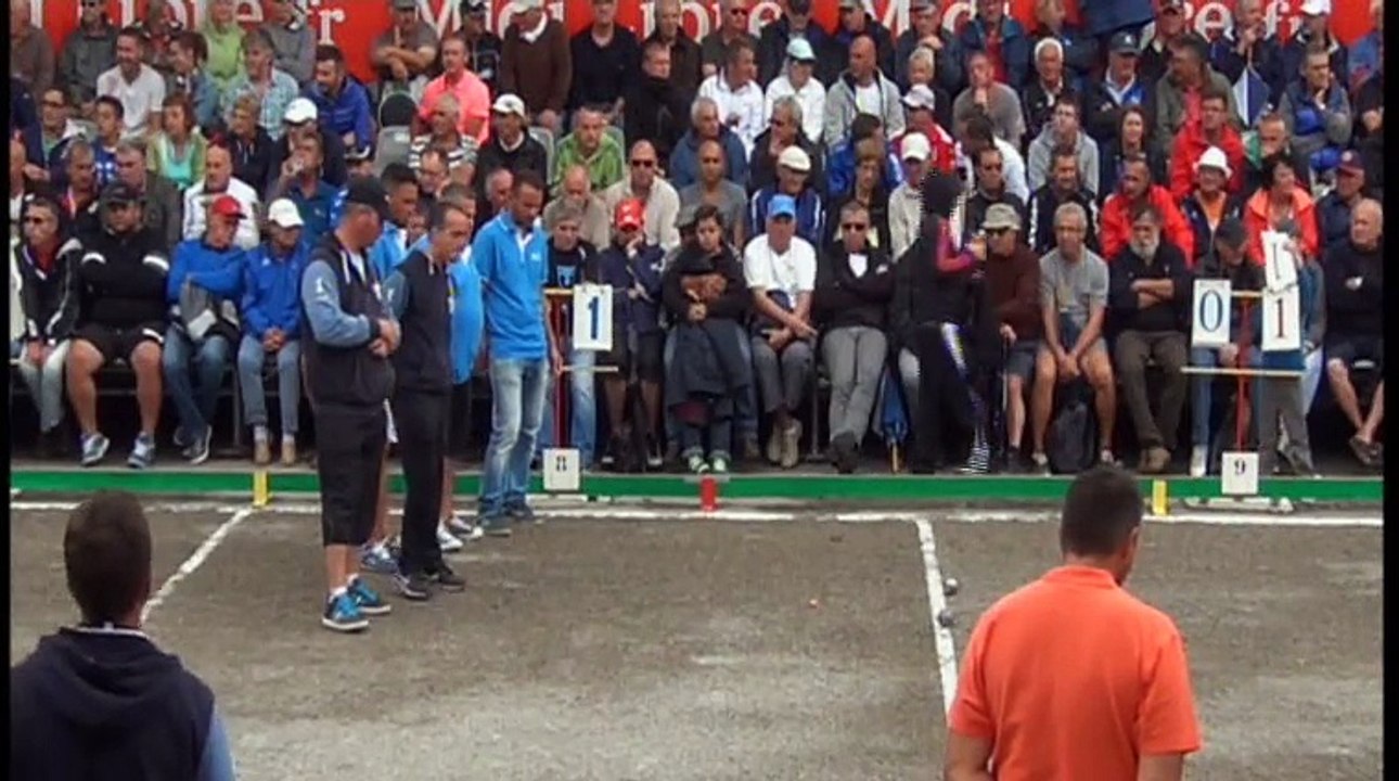 Mondial de Millau 2015 : Huitième du triplette WEIBEL vs GRANDET