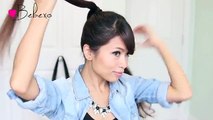 Long Hair Tutorial Twisted Sock Bun Updo Hairstyl Video Dailymotion