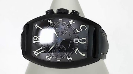Franck Muller Casablanca PVD Steel Tonneau Case Watch