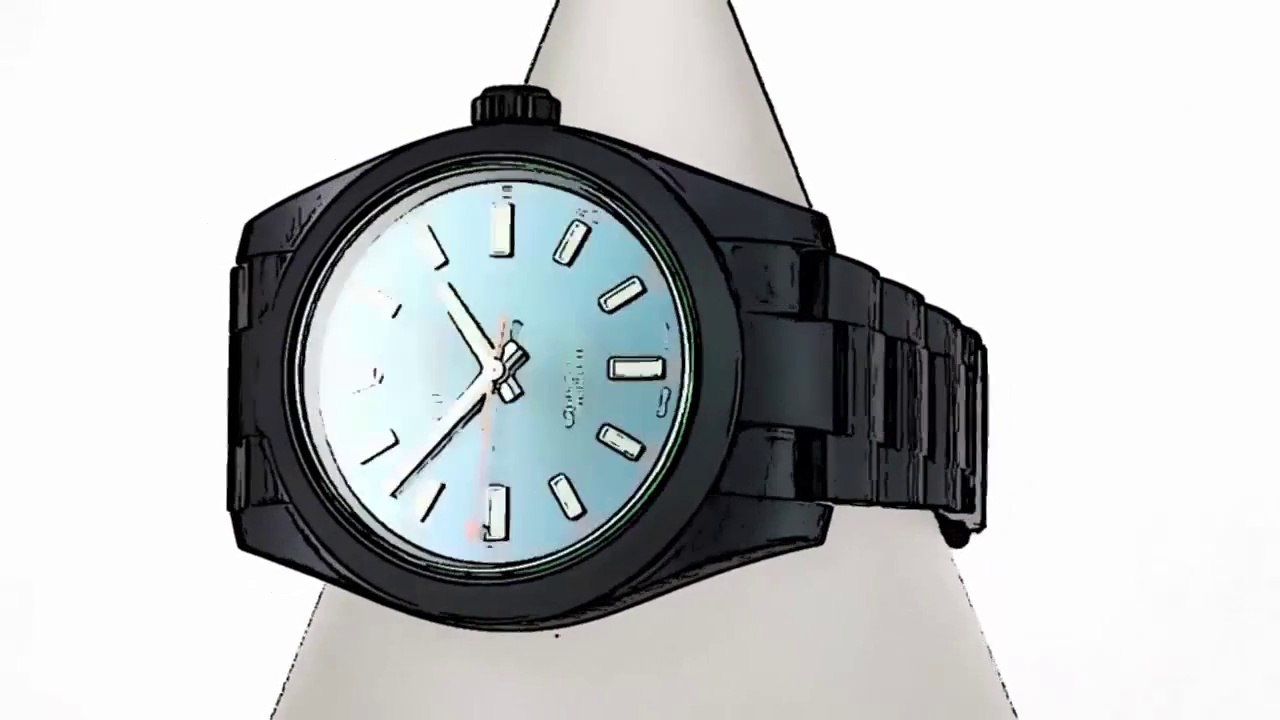 Rolex Milgauss DLC Coated Stainless Steel