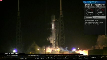 Spacex recupera primeiro estágio de Falcon 9