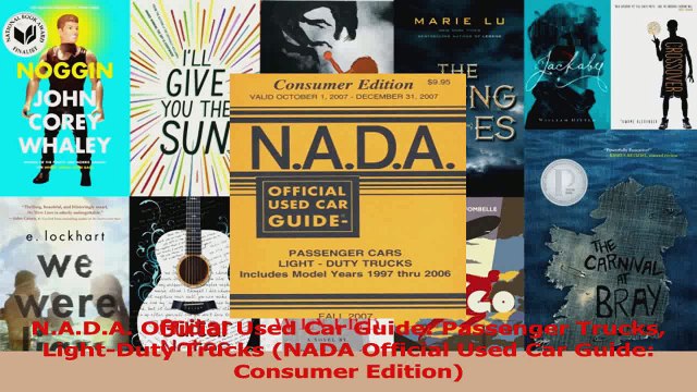 PDF Download NADA Official Used Car Guide Passenger Trucks LightDuty Trucks NADA Official Used Read Online