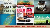 PDF Download  Consumer Reports Used Car Buying Guide 2003 Read Online