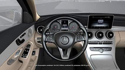 Mercedes-Benz TV - C-Class - Instrument cluster.