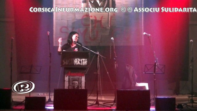 #‎Corse‬ Vidéo @Sulidarita Natale Per I Patriotti in Aiacciu 2015 - Katty Bartoli - discours d'introduction