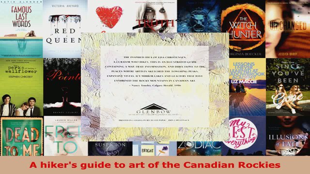 Read A hikers guide to art of the Canadian Rockies EBooks Online