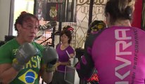 Gabi Garcia Goes To War In Sparring with Cris Cyborg for Rizin MMA debut