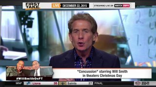 ESPN First Take - Stephen A. on Concussion   Excellence Performance by Will Smith