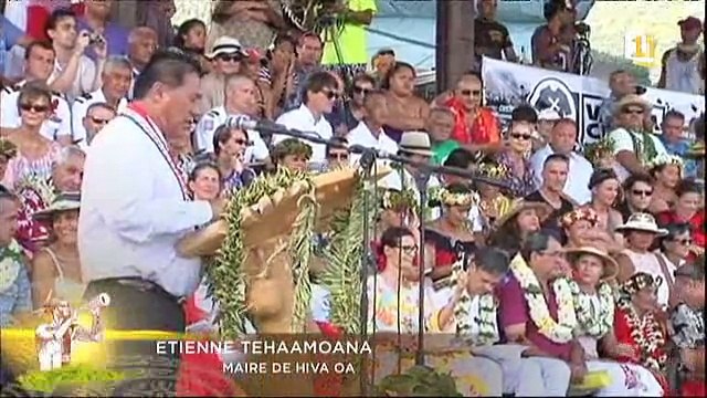 Cérémonie d'ouverture du 10è Festival des arts des îles Marquises - 16 12 2015 - Polynésie 1ère