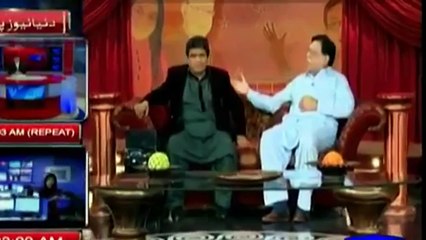 Azizi as Pervez Rashid after Victory Hasb e Haal